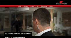 Desktop Screenshot of cana-security.de