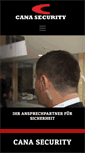 Mobile Screenshot of cana-security.de